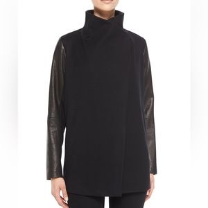 Theory Naomo Cashmere Leather Jacket Size M